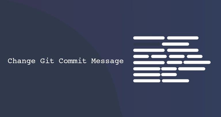 چطوری پیام commit گیت رو تغییر بدیم